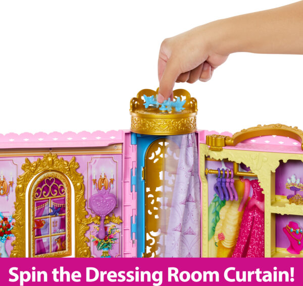 Disney Princess Ready for the Ball Closet Playset - Fashions, Accessories, & Portable Storage - Image 3